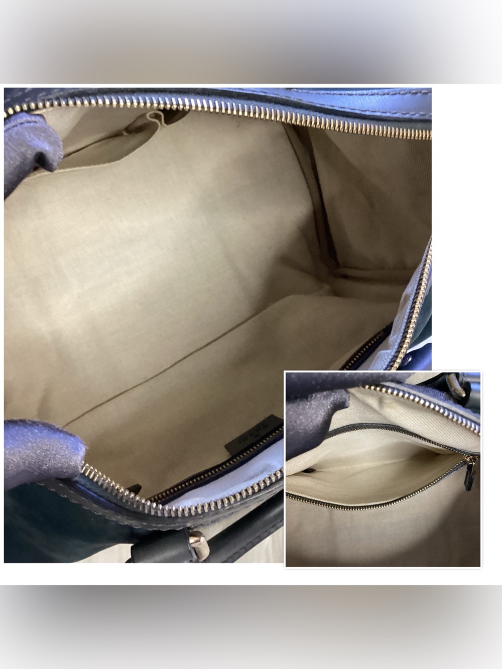 Green Gucci Suede Web Satchel Leather - Picture 8 of 16